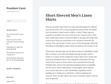 Tablet Screenshot of presidentcaret.org